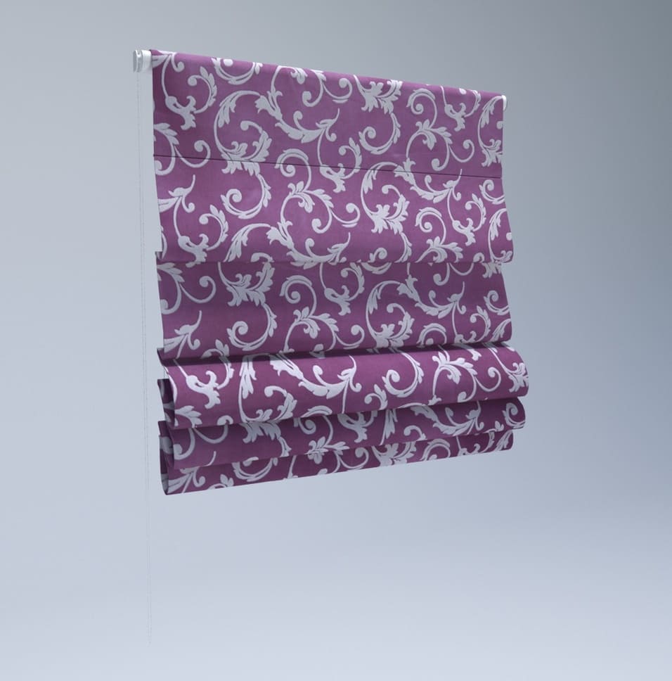 Римские шторы Deril11 Фиолетовый