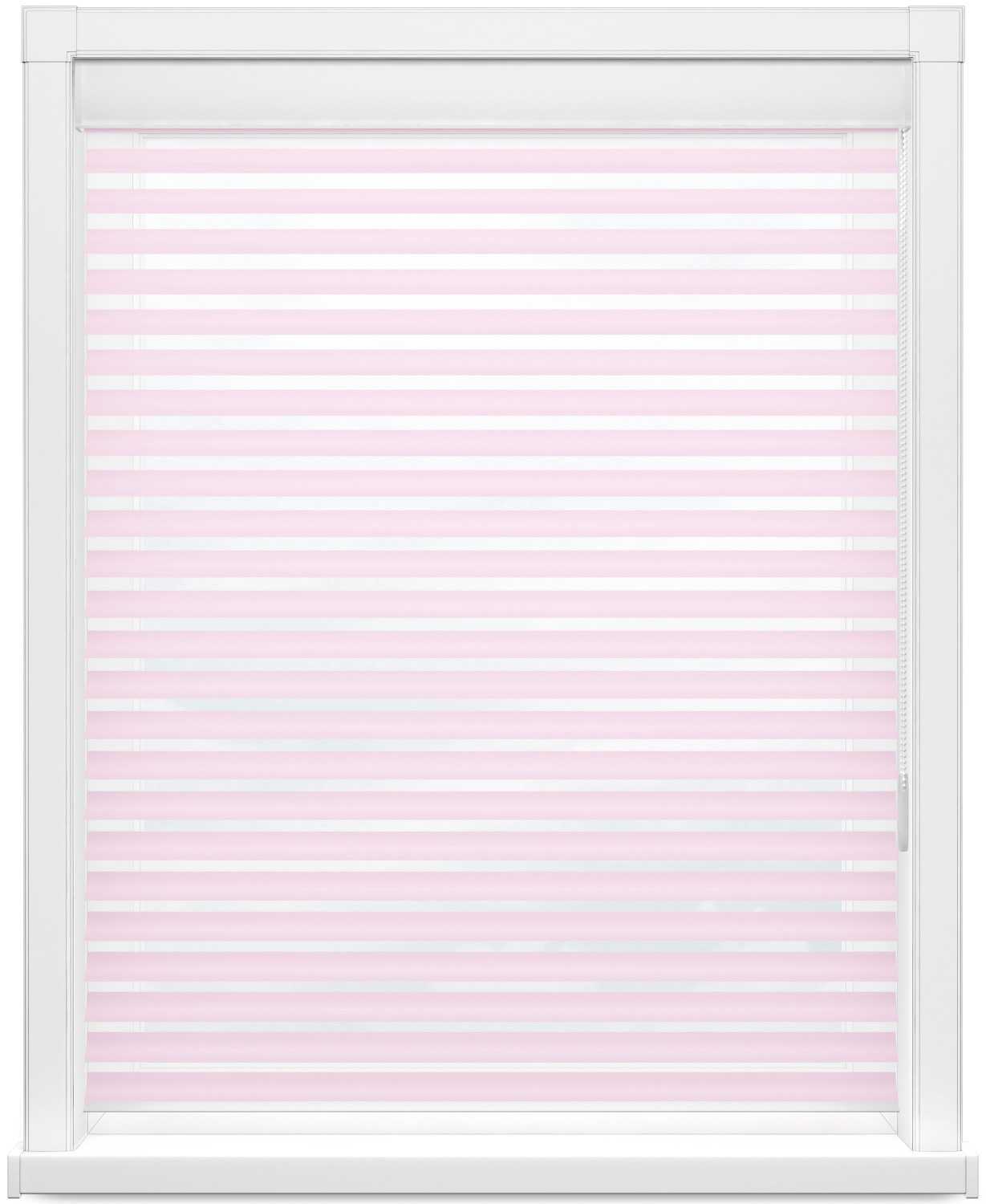 Рулонные шторы Мираж Соната 55 4081 светло-розовый