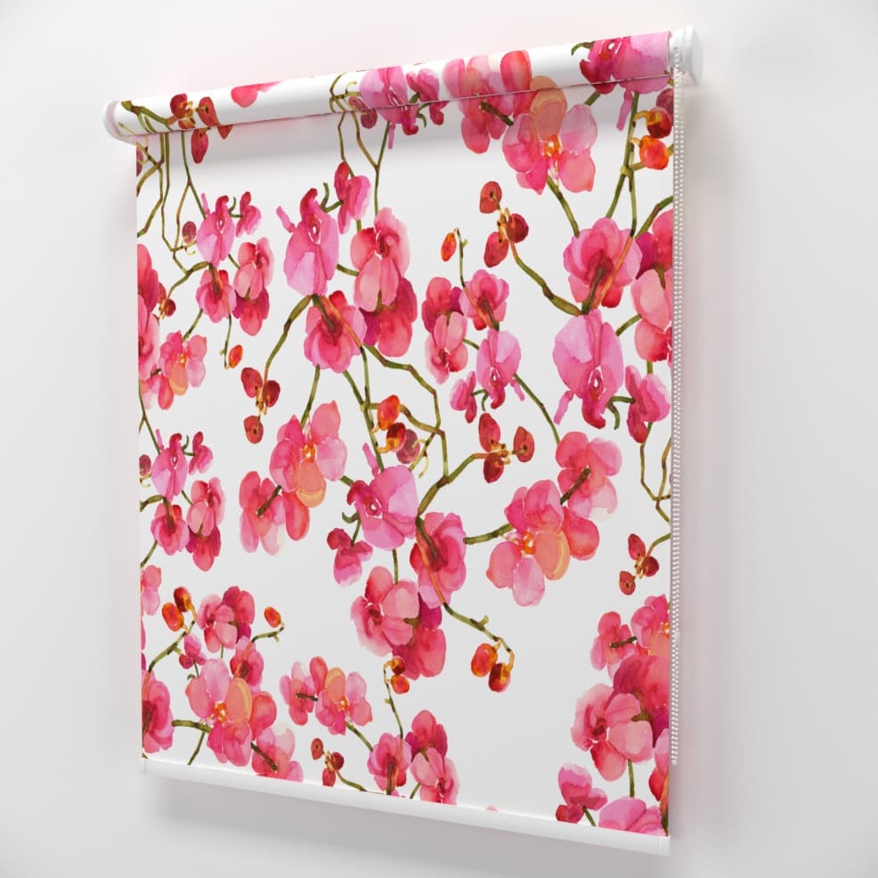 Ролет шторы Орхидея Розовый