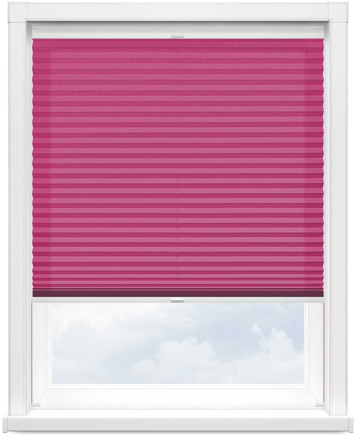 Шторы плиссе Опера 4096 розовый