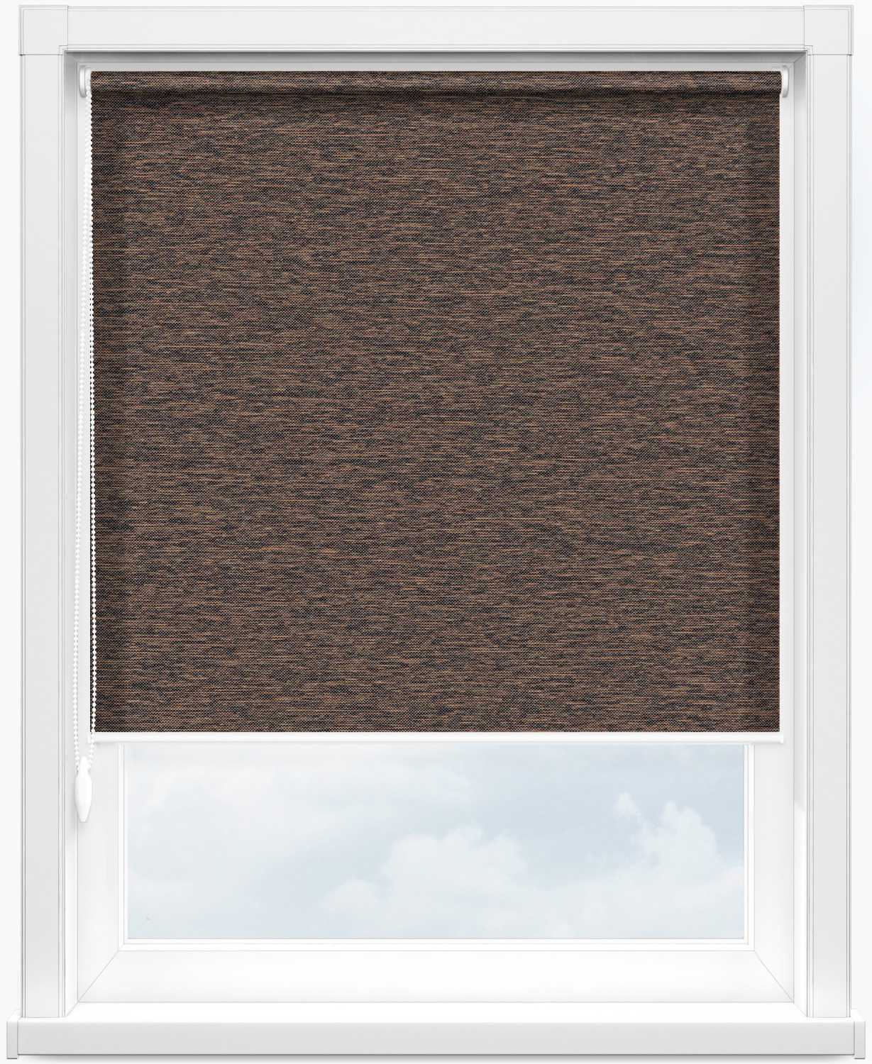 Рулонные шторы САТАРА 2870 коричневый