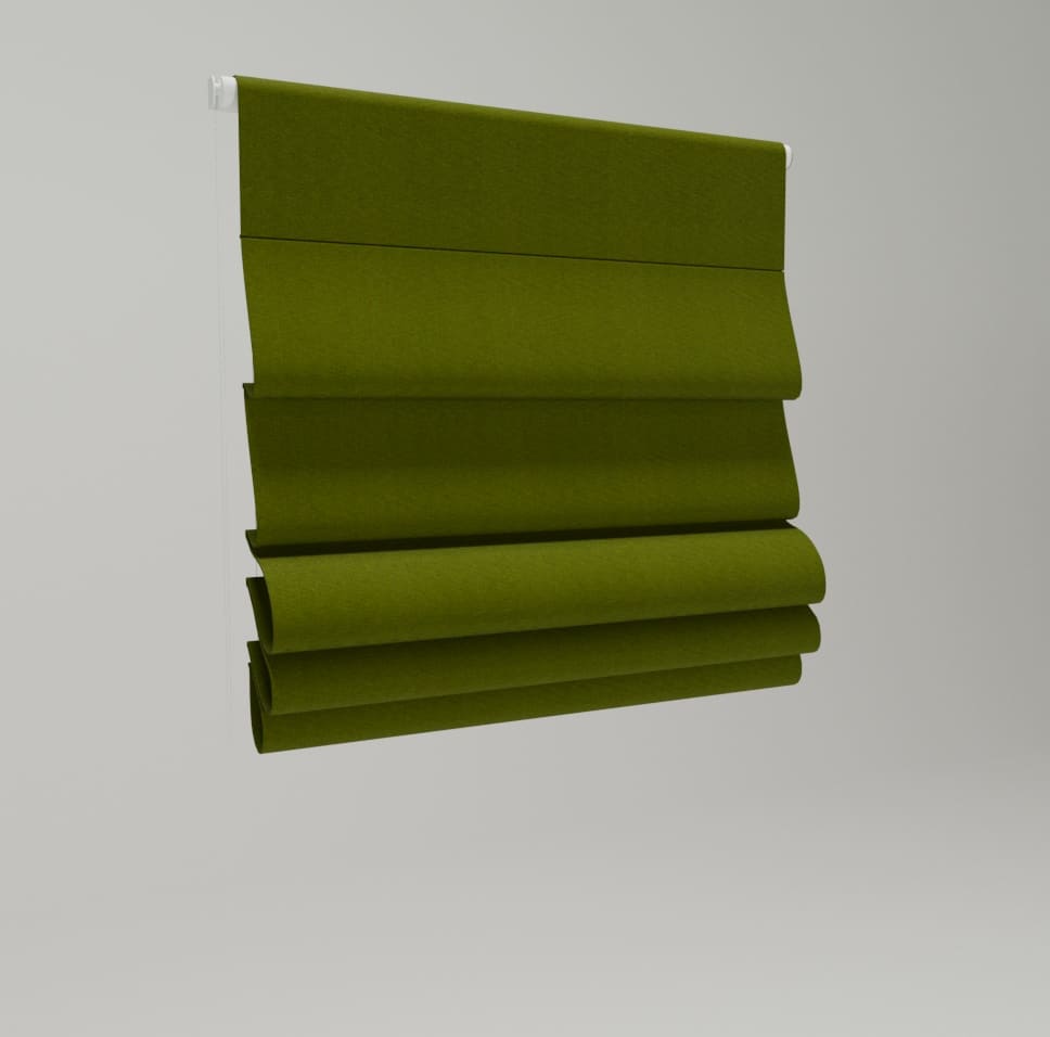 Римские шторы Eva052 Зеленый