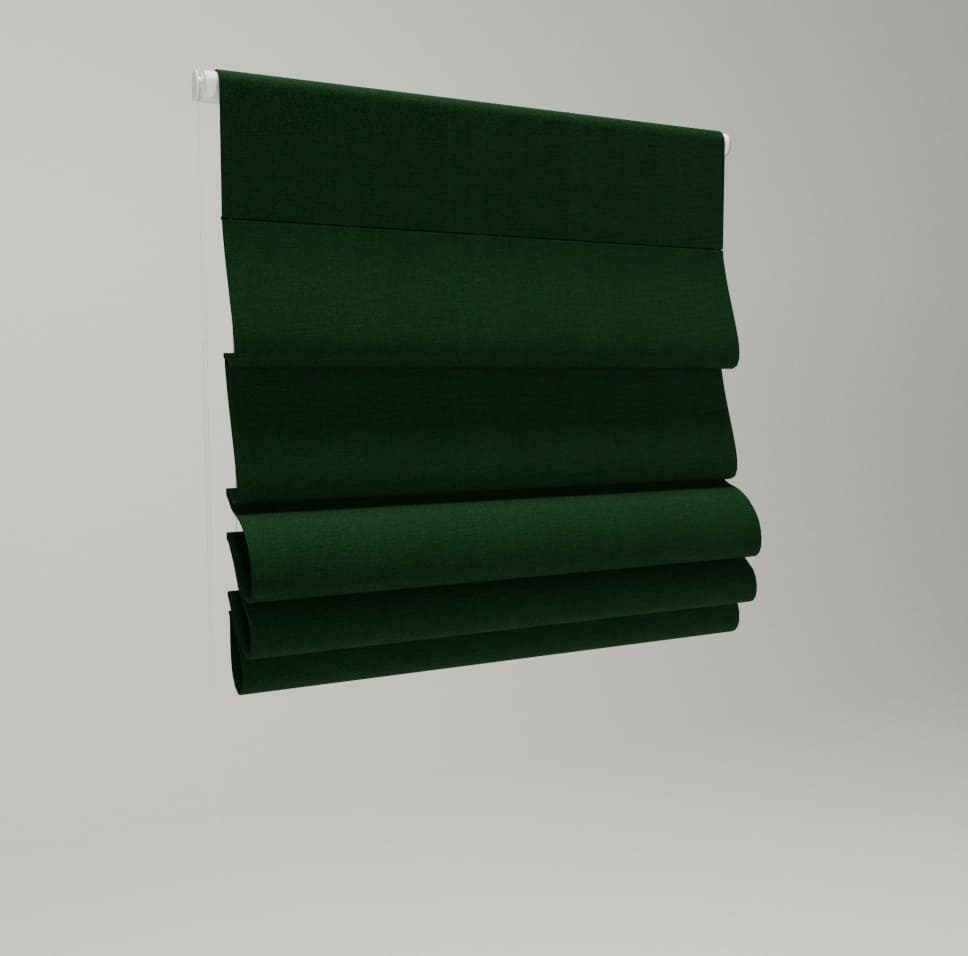Римские шторы Eva054 Зеленый