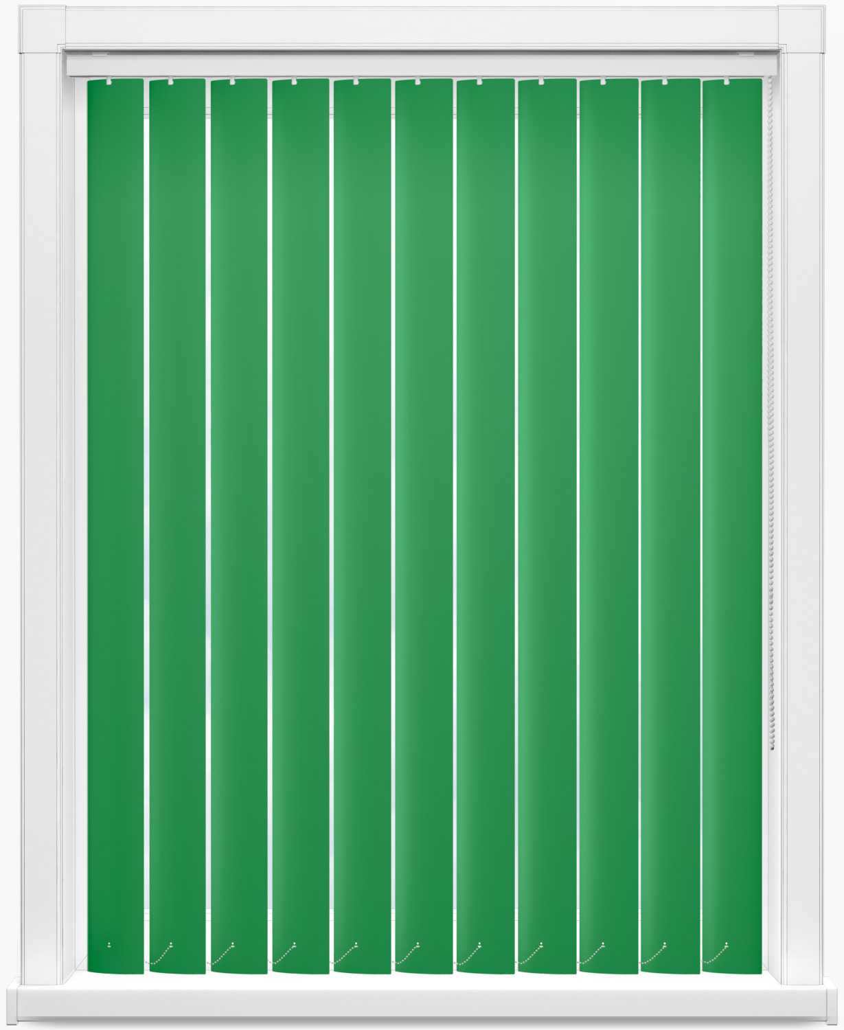 Вертикальные жалюзи СТАНДАРТ 5864 темно-зеленый